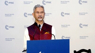 External Affairs Minister S. Jaishankar at 62nd Munich Security Conference, in New Delhi on Sunday. (@DrSJaishankar X) External Affairs Minister S. Jaishankar at 62nd Munich Security Conference, in New Delhi on Sunday. (@DrSJaishankar X)