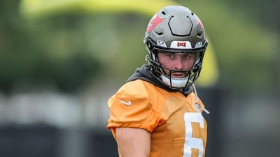 Baker Mayfield injury update (Getty Images via AFP) Baker Mayfield injury update (Getty Images via AFP)