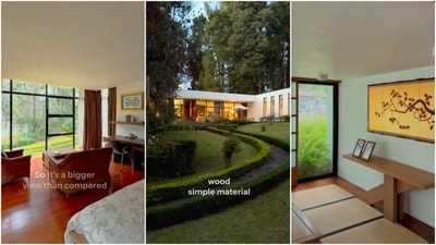 Built in 2007 by French-Canadian architect Dominic Dube, this home is proof that quiet luxury can be just glass, wood, and concrete, with nature leading the way. (Instagram/ archpro.live) Built in 2007 by French-Canadian architect Dominic Dube, this home is proof that quiet luxury can be just glass, wood, and concrete, with nature leading the way. (Instagram/ archpro.live)