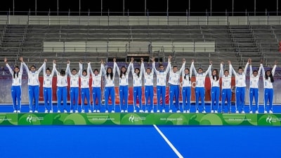 Indian women's hockey team won a gold medal at the Asian Games 2026 (PTI)