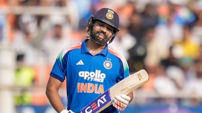 Rohit Sharma scored 92 in the third and final ODI against the West Indies. (PTI) Rohit Sharma scored 92 in the third and final ODI against the West Indies. (PTI)