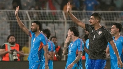 ম্যাচের পরে আনচেলত্তি বলেন, কলকাতায় এসে ব্রাজিলের সমর্থকদের সামনে খেলা তাঁদের কাছে আলাদা অভিজ্ঞতা। (PTI) ম্যাচের পরে আনচেলত্তি বলেন, কলকাতায় এসে ব্রাজিলের সমর্থকদের সামনে খেলা তাঁদের কাছে আলাদা অভিজ্ঞতা। (PTI)