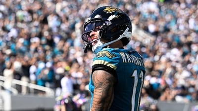 Jacksonville Jaguars wide receiver Parker Washington (11) pictured. (AP Photo/Phelan M. Ebenhack) Jacksonville Jaguars wide receiver Parker Washington (11) pictured. (AP Photo/Phelan M. Ebenhack)