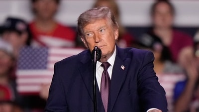 Trump announces $90 checks for seniors across the US ahead of the November midterm elections. (AP Photo) Trump announces $90 checks for seniors across the US ahead of the November midterm elections. (AP Photo)