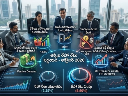 బ్యాంకు వడ్డీ రేట్లు పెరుగుతాయా: ఆర్బీఐ రెపో రేటుపై ప్రభావం చూపే 5 కీలక అంశాలివే