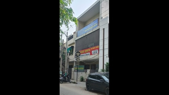 A residential property being used for commercial use. (HT Photo)