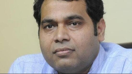 Addressing the meeting, Shrikant Sharma said the BJP would work to further strengthen its organisation under the vision of Prime Minister Narendra Modi and with the support of the people. (HT File)
