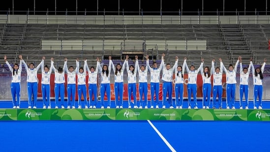Indian women's hockey team won a gold medal at the Asian Games 2026