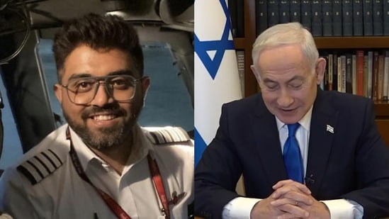 Netanyahu spoke to Machchhar, who is currently receiving treatment at a hospital in the UAE. (AP/Screengrab via @IsraeliPM)
