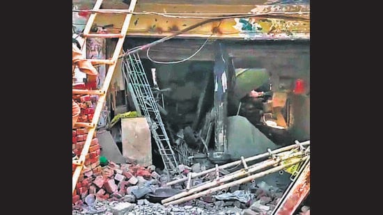 The disaster management teams continued clearing the debris to ensure no other person was trapped underneath, said police.