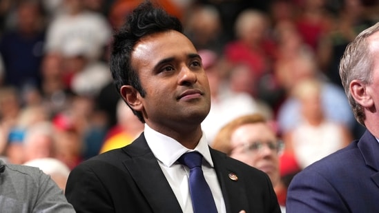 Vivek Ramaswamy at Trump's rally in Vandalia, Ohio