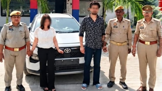 The police arrested the man along with his alleged girlfriend