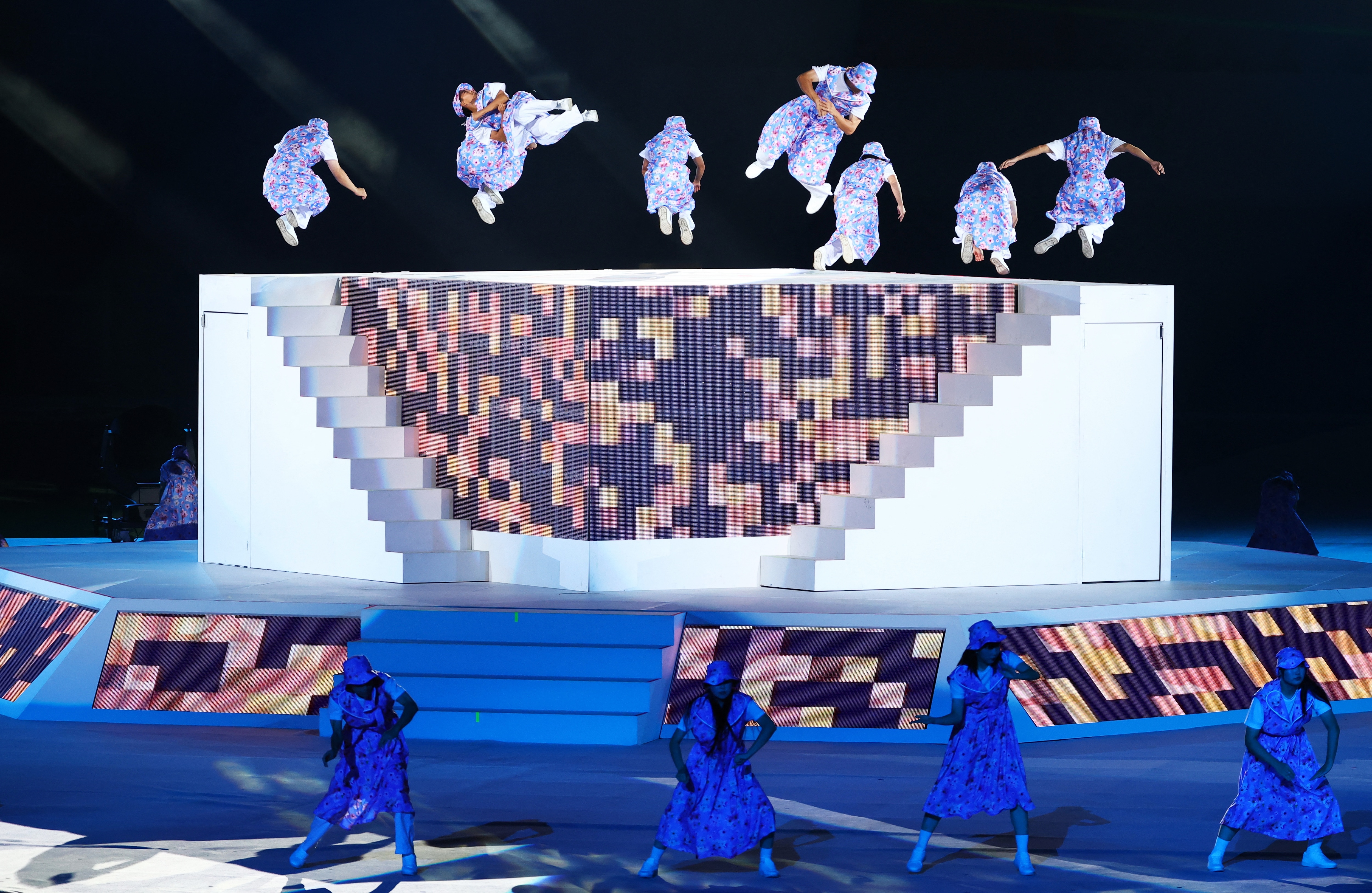 Asian Games - Aichi-Nagoya 2026 - Closing Ceremony - Paloma Mizuho Stadium, Nagoya, Japan - October 4, 2026 Dancers perform during the closing ceremony REUTERS/Issei Kato (REUTERS)