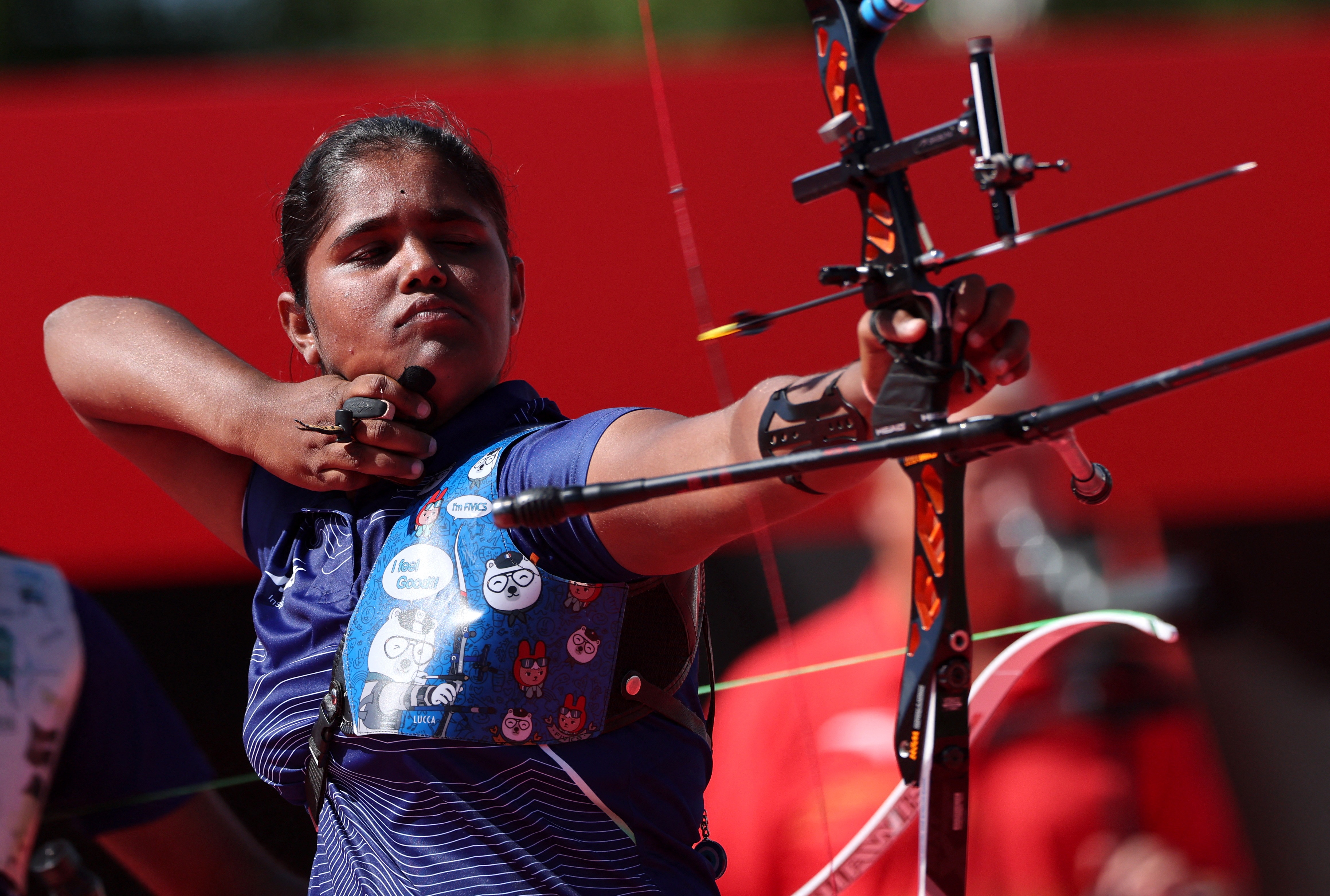 Kumkum Anil Mohod in action. (REUTERS) (HT_PRINT) Kumkum Anil Mohod in action. (REUTERS) (HT_PRINT)