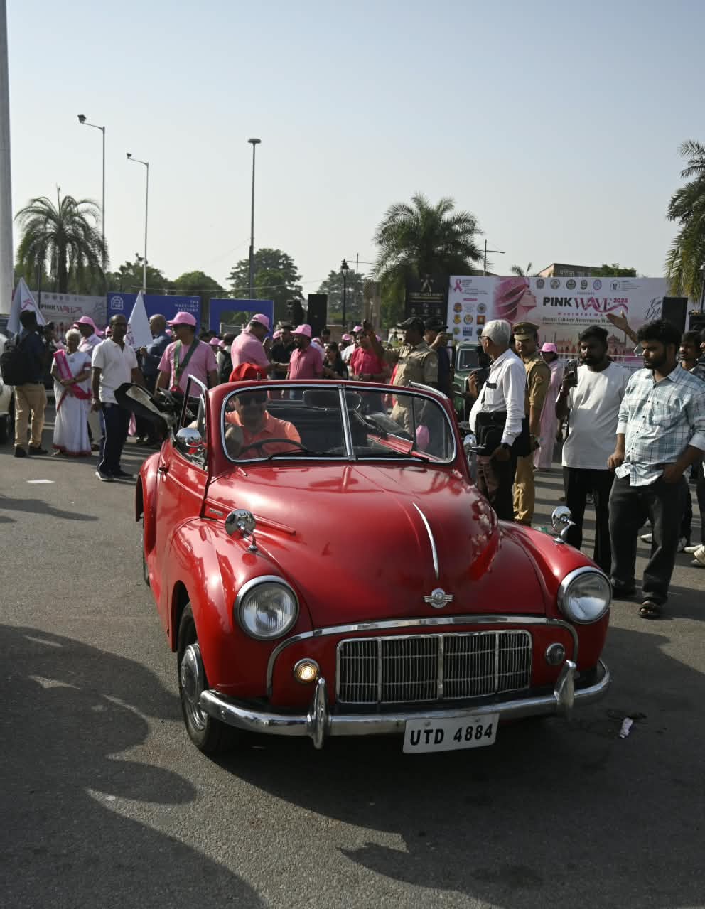 Vinatge Car at the rally (Deepak Gupta/ht) Vinatge Car at the rally (Deepak Gupta/ht)