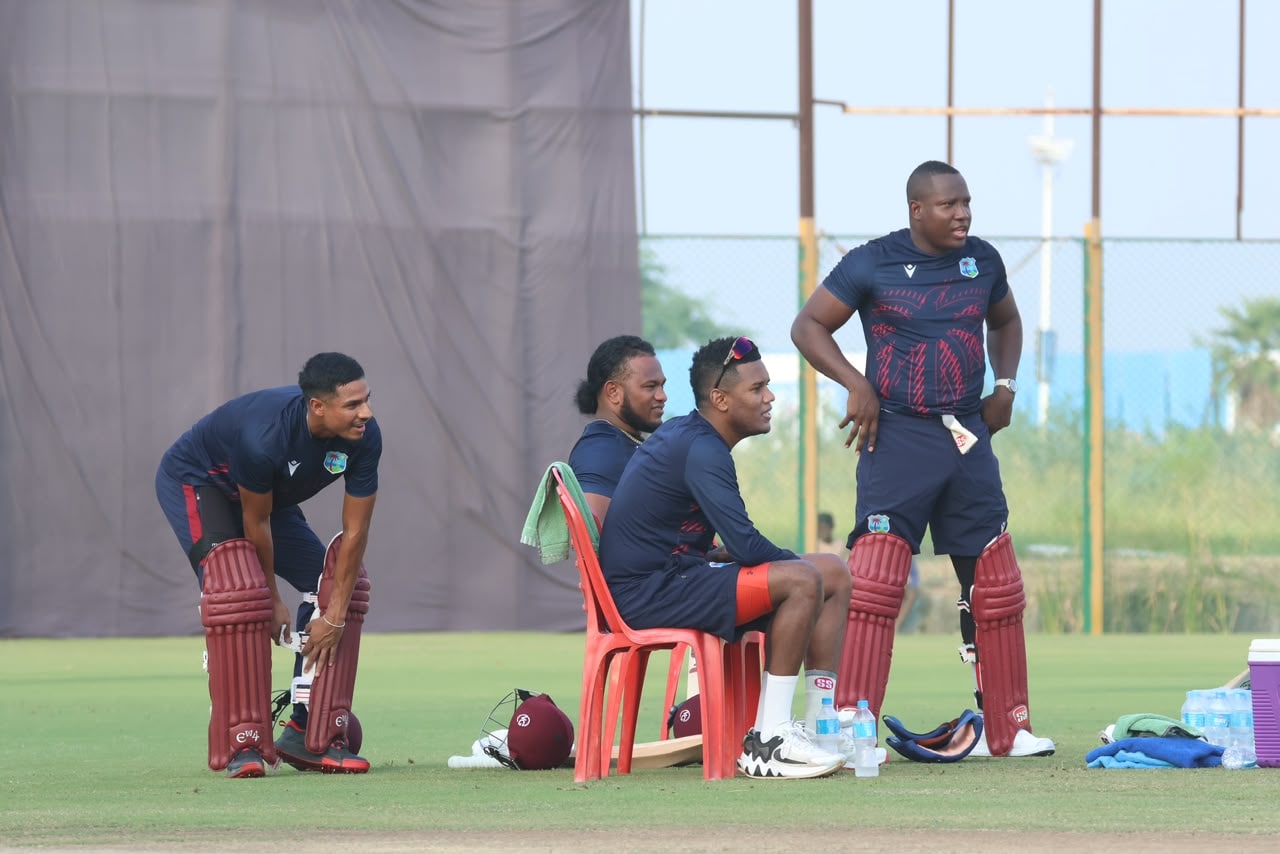 West Indies team during training in Lucknow (Sourced) West Indies team during training in Lucknow (Sourced)