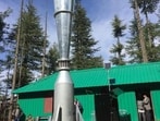 A machine that generates shock waves to disrupt formation of hailstones in clouds, according to the makers of the machine.