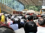 Bumper-to-bumper traffic lasted for over two to three hours.