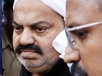 Gangster-turned-politician Atiq Ahmed. (ANI)