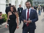 The two have been dating since before Patel took over as head of the FBI in 2025, when she attended his swearing in(File/AP Photo)