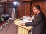 Supreme Court of India Judge, Justice Ujjal Bhuyan delivers a keynote lecture in Guwahati, Assam, Saturday, Aug. 8, 2026.(PTI)