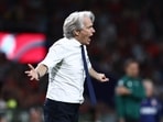 Portugal coach Jorge Jesus reacts