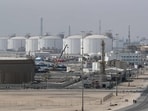 TOPSHOT - (FILES) This picture shows the Ras Laffan Industrial City, Qatar's principal site for production of liquefied natural gas and gas-to-liquid, administrated by Qatar Petroleum, some 80 kilometers (50 miles) north of the capital Doha, on February 6, 2017. 