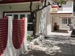 The two houses on one plot, designed in two distinct but connected styles, reveals the original planning of Shiv Nath Prasad.