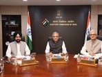 Gyanesh Kumar news LIVE: CEC Gyanesh Kumar (C) with election commissioners Dr Sukhbir Singh Sandhu (L) and Dr Vivek Joshi (R) 