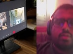 Man uses technology to stay virtually connected with his mother.