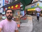 An Indian man travelling in China showed garbage-strewn streets and asked why India was often singled out as dirty.