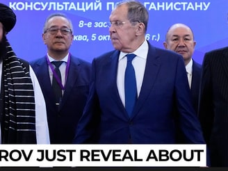 Is Russia quietly preparing for the moment NATO crosses the line in Afghanistan? Lavrov says...