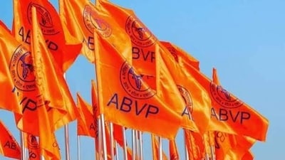 UP: ABVP workers, female students write letters with blood; protest over administration's indifference UP: ABVP workers, female students write letters with blood; protest over administration's indifference