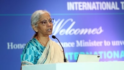 Nirmala Sitharaman's remarks came amid questions over India's continued purchases of Russian crude and whether the issue could feature in negotiations with European countries. (X/@nsitharamanoffc) Nirmala Sitharaman's remarks came amid questions over India's continued purchases of Russian crude and whether the issue could feature in negotiations with European countries. (X/@nsitharamanoffc)