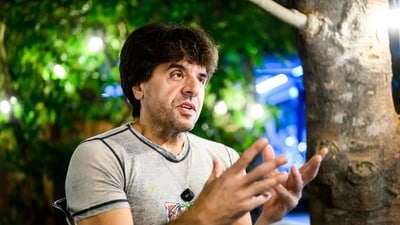 Karl Deisseroth, one of the three recipients of the 2026 Nobel Prize in medicine, answers questions at home on Monday, Oct. 5, 2026, in Stanford, Calif. (AP Photo/Noah Berger) (AP Photo/Noah Berger) Karl Deisseroth, one of the three recipients of the 2026 Nobel Prize in medicine, answers questions at home on Monday, Oct. 5, 2026, in Stanford, Calif. (AP Photo/Noah Berger) (AP Photo/Noah Berger)