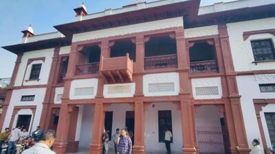 Originally constructed in 1929 as a private mansion, Old Delhi’s Lahori Gate haveli is set to be transformed into a ticketed museum and cultural centre. (HT Photo) Originally constructed in 1929 as a private mansion, Old Delhi’s Lahori Gate haveli is set to be transformed into a ticketed museum and cultural centre. (HT Photo)