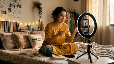 The content creator shared that she quit her job last year at the age of 22. (Representational image generated using AI) The content creator shared that she quit her job last year at the age of 22. (Representational image generated using AI)