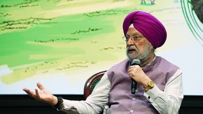 Union minister of petroleum and natural gas Hardeep Singh Puri (ANI file photo) Union minister of petroleum and natural gas Hardeep Singh Puri (ANI file photo)