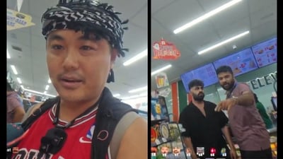 The incident, captured on camera, has since gone viral on social media. (YouTube/@JohnWhatsGoingOn) The incident, captured on camera, has since gone viral on social media. (YouTube/@JohnWhatsGoingOn)