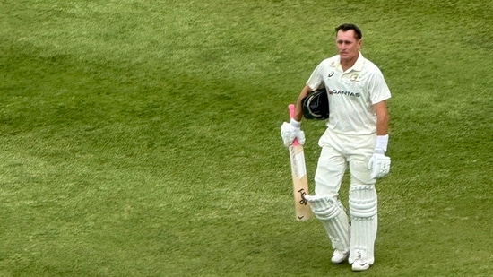 Marnus Labuschagne scored a century in a warm-up game.