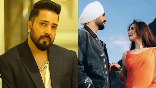 Mika Singh asks Diljit Dosanjh why he stayed quiet on Border 2 but promoted his film with Hania Aamir.