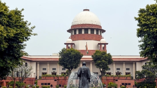 A view of the Supreme Court of India (SCI) building, in New Delhi