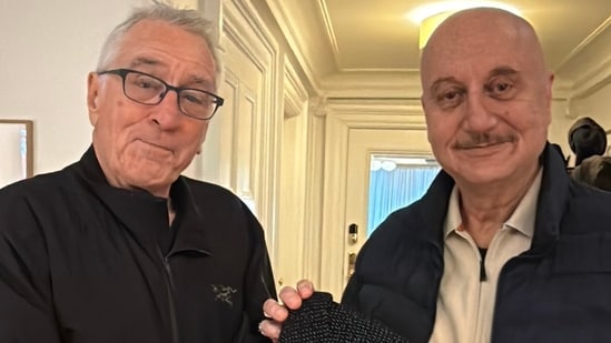Robert De Niro and Anupam Kher worked together in Silver Linings Playbook.