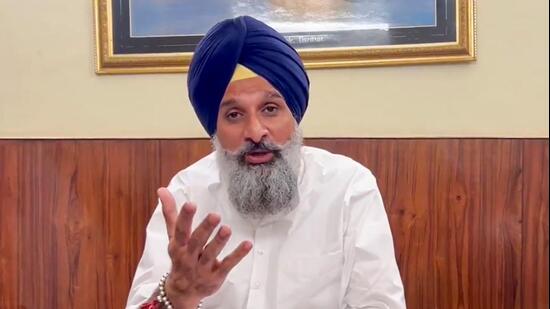 Shiromani Akali Dal leader Bikram Singh Majithia failed to appear before the Punjab Police SIT in Patiala on Monday. (HT file photo)