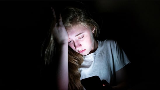 The link between social media and depression was much stronger for girls than boys.