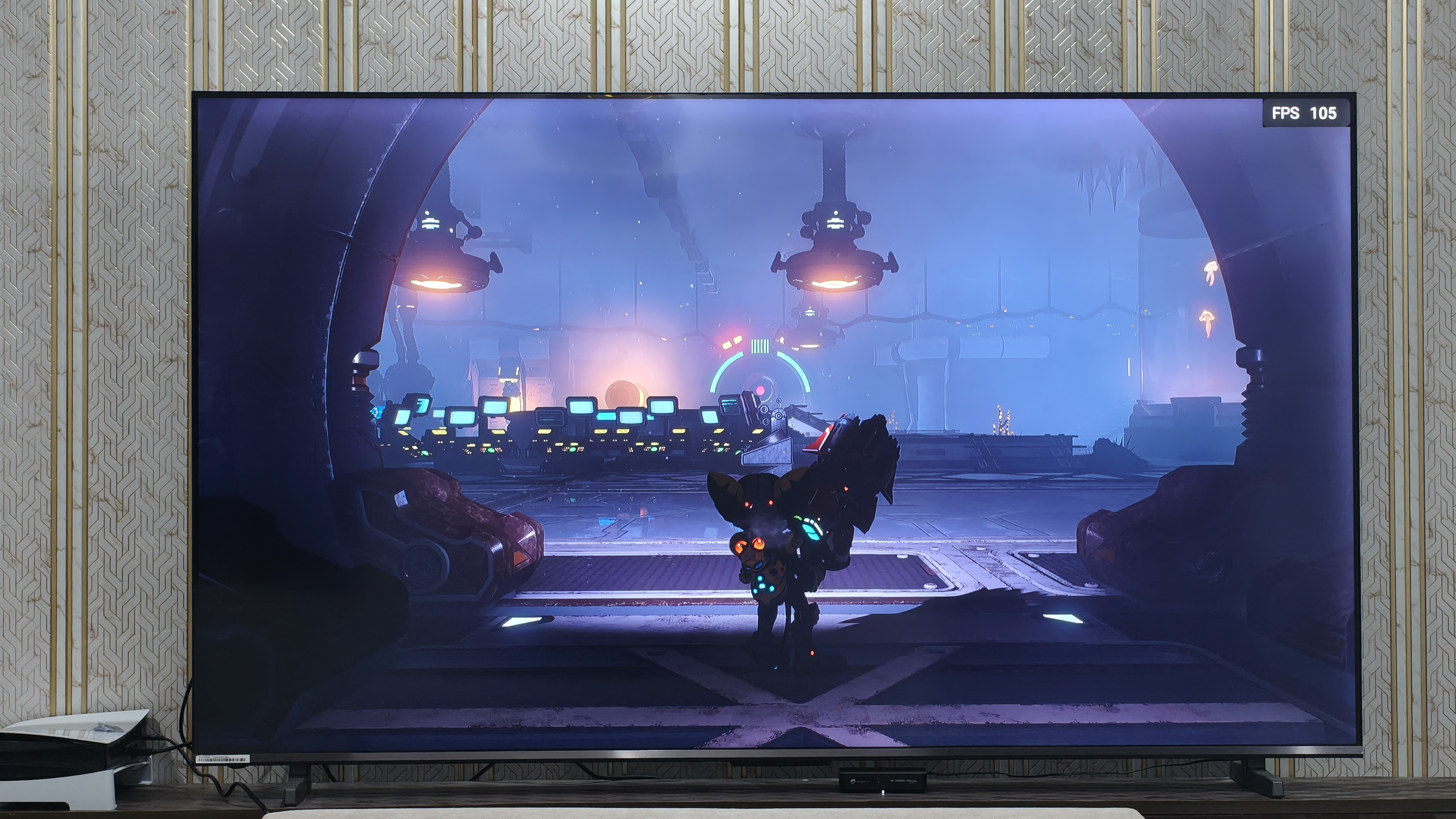 The game Ratchet & Clank maintained strong picture clarity with DLG, while fast-paced movement appeared noticeably smoother. (Shubh Bhushan - Hindustan Times) The game Ratchet & Clank maintained strong picture clarity with DLG, while fast-paced movement appeared noticeably smoother. (Shubh Bhushan - Hindustan Times)