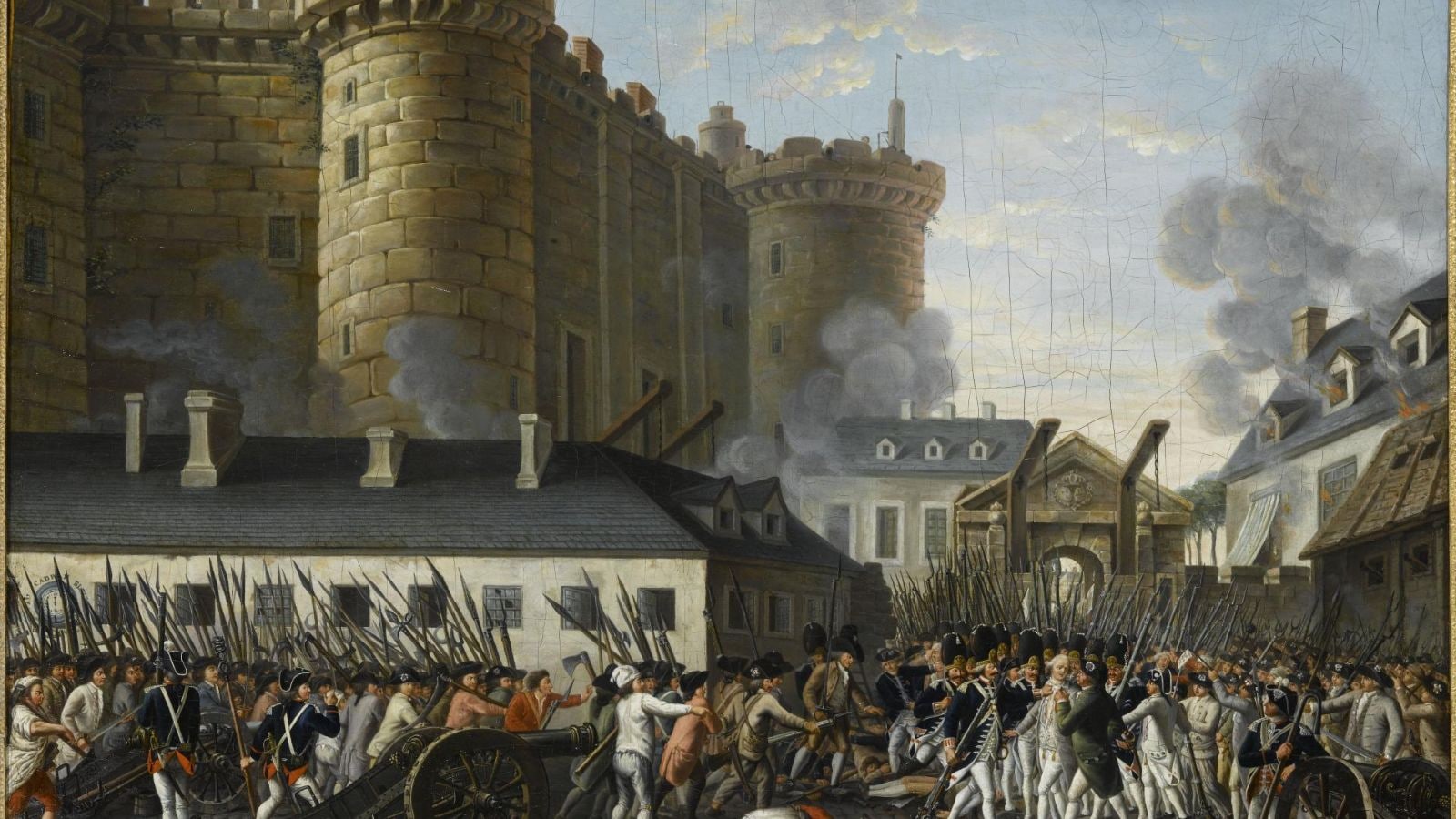 Storming of the Bastille, 14 July 1789. (Chateau of Versailles) Storming of the Bastille, 14 July 1789. (Chateau of Versailles)