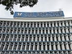 A view of the Life Insurance Corporation of India (LIC) head office in Mumbai. (ANI)