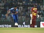 Arshdeep Singh struck in the 5th over for India Arshdeep Singh struck in the 5th over for India