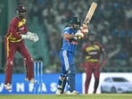 Ishan Kishan has been part of the rebuild for India after two early wickets Ishan Kishan has been part of the rebuild for India after two early wickets